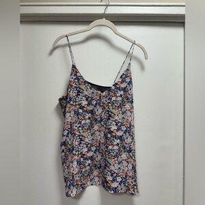 Loft Floral Strappy Cami in Size XS